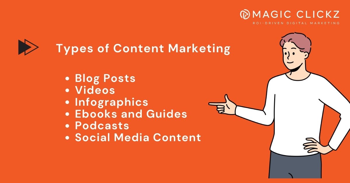 Types of Content Marketing - Magic Clickz