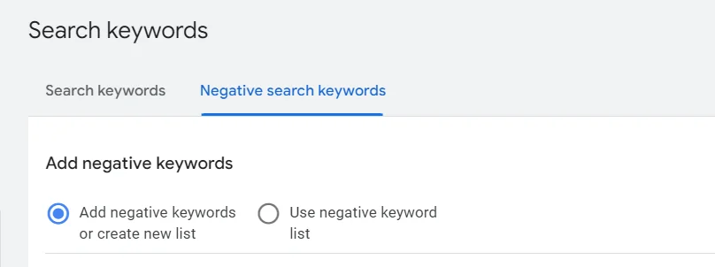 Google-Ads Negative-Keywords-Magic-Clickz