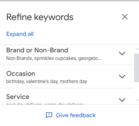 Refine Keywords - Magic Clickz