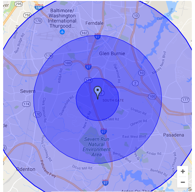 Radius Targeting