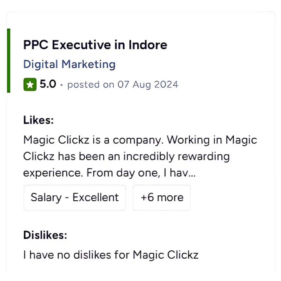 Digital Marketing Jobs in Indore - Magic Clickz